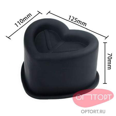 Силиконовая форма для муссовых бенто тортов «Сердечко»